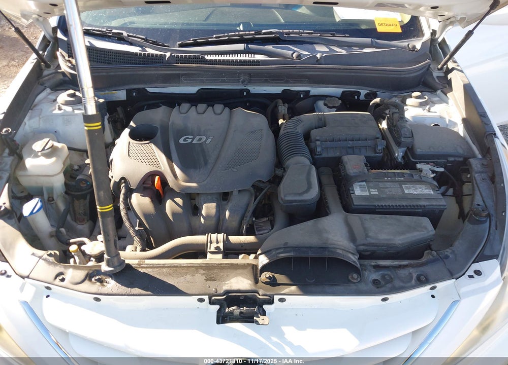 2012 HYUNDAI SONATA GLS VIN: 5NPEB4AC0CH311404