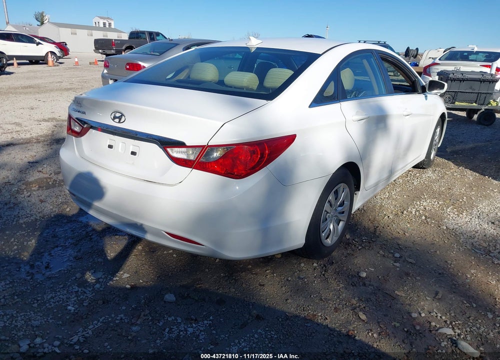 2012 HYUNDAI SONATA GLS VIN: 5NPEB4AC0CH311404