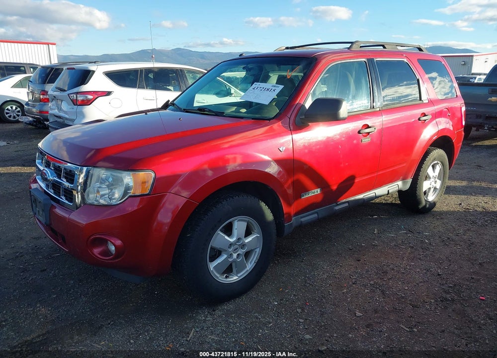 2008 FORD ESCAPE XLT VIN: 1FMCU93108KD06203