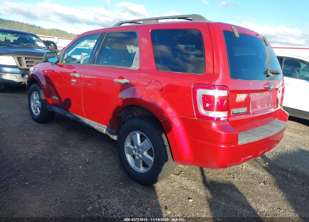 2008 FORD ESCAPE XLT VIN: 1FMCU93108KD06203