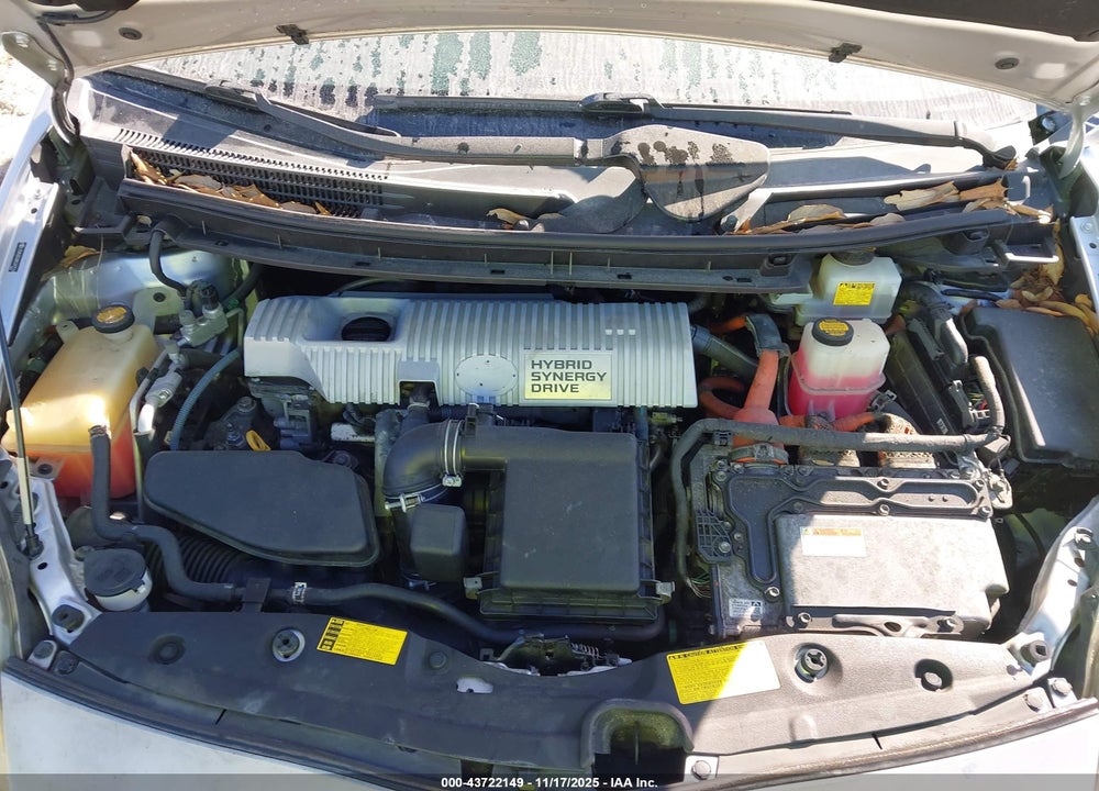 2011 TOYOTA PRIUS THREE VIN: JTDKN3DU8B5347574