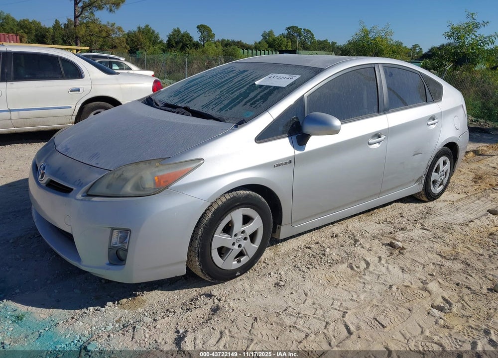 2011 TOYOTA PRIUS THREE VIN: JTDKN3DU8B5347574