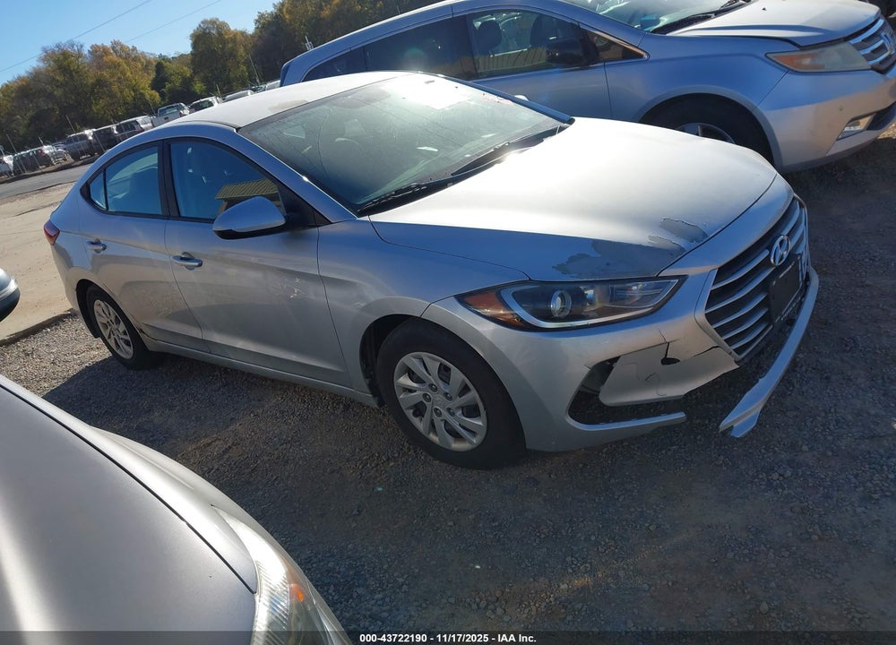 2017 HYUNDAI ELANTRA SE VIN: 5NPD74LFXHH099722