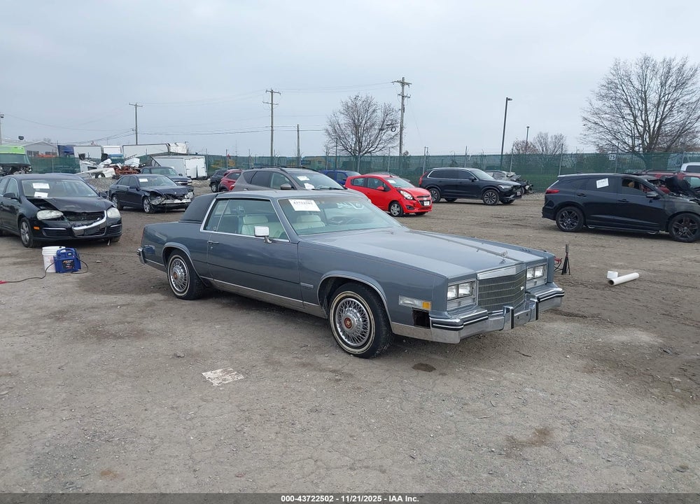 1985 CADILLAC ELDORADO VIN: 1G6EL5781FE648547