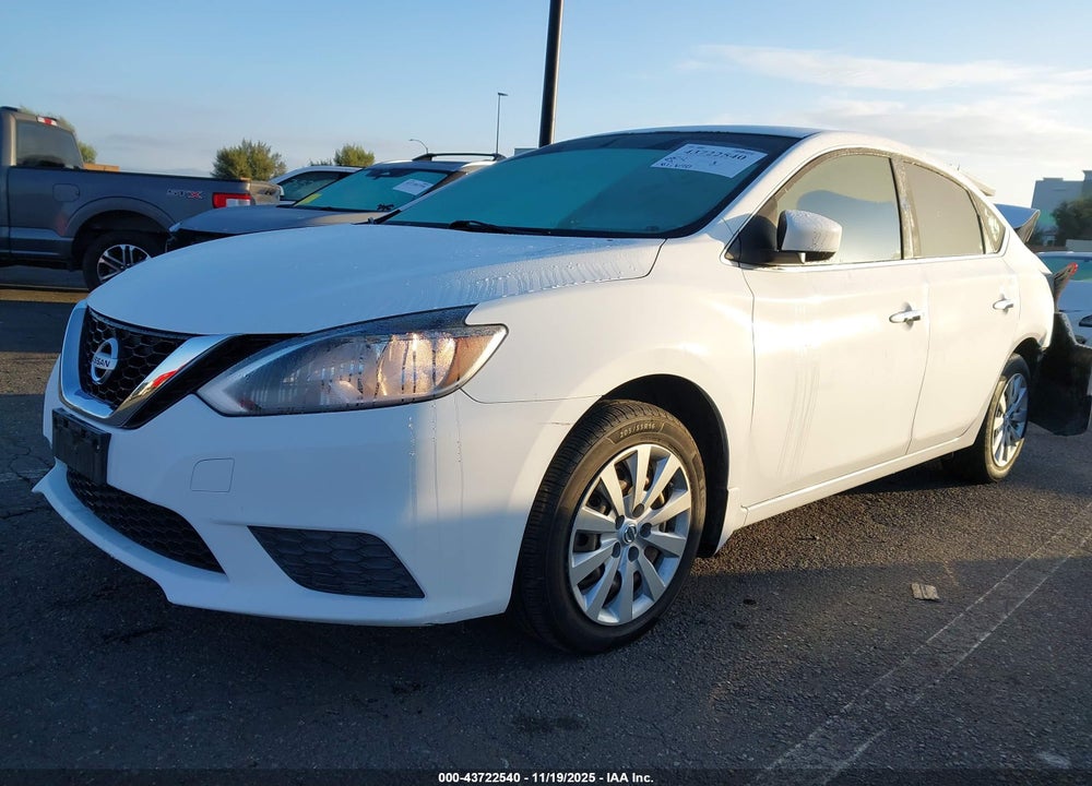 2016 NISSAN SENTRA S VIN: 3N1AB7AP7GY227370