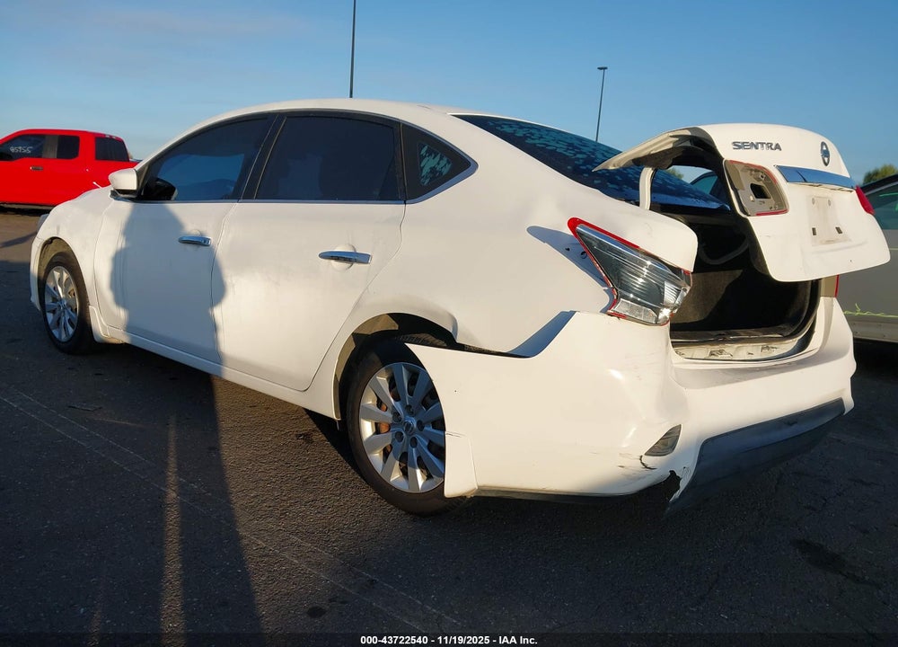 2016 NISSAN SENTRA S VIN: 3N1AB7AP7GY227370