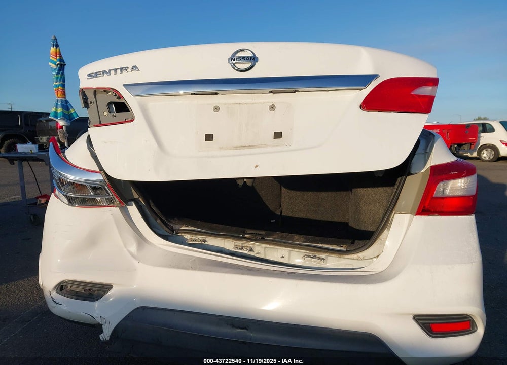 2016 NISSAN SENTRA S VIN: 3N1AB7AP7GY227370