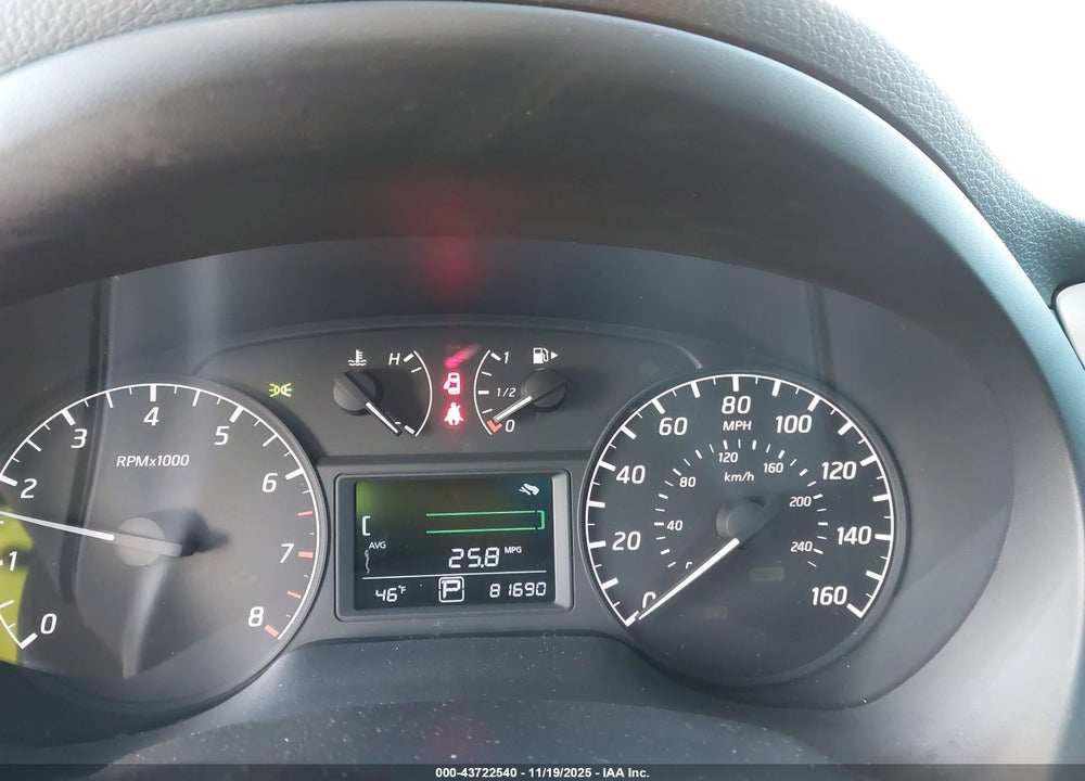2016 NISSAN SENTRA S VIN: 3N1AB7AP7GY227370