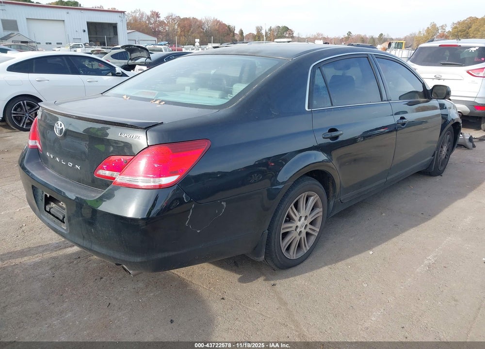 2006 TOYOTA AVALON LIMITED VIN: 4T1BK36B66U147076