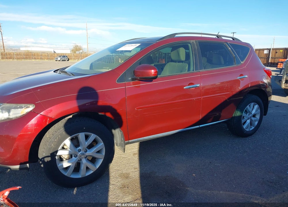 2012 NISSAN MURANO SV VIN: JN8AZ1MW1CW223992