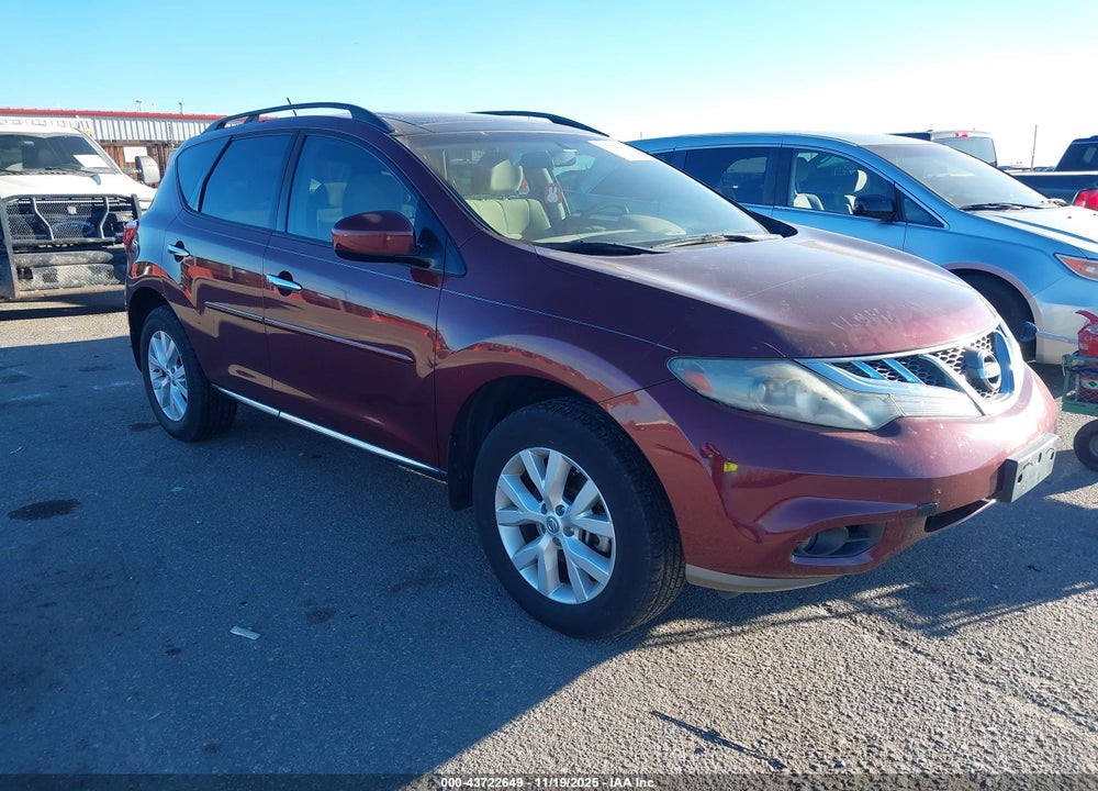 2012 NISSAN MURANO SV VIN: JN8AZ1MW1CW223992