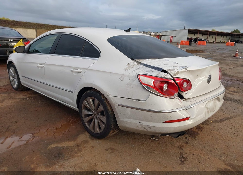 2012 VOLKSWAGEN CC SPORT VIN: WVWMP7ANXCE544433