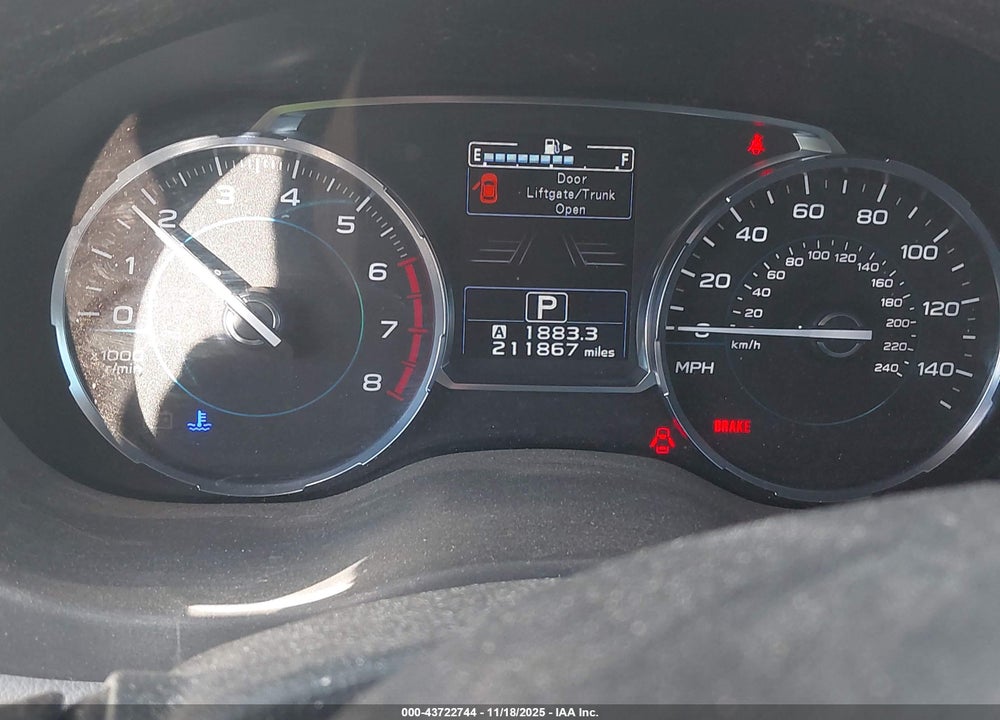 2017 SUBARU FORESTER 2.5I PREMIUM VIN: JF2SJAGC4HH466038