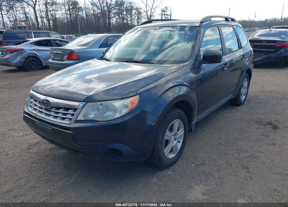 2011 SUBARU FORESTER 2.5X VIN: JF2SHABC6BH716602