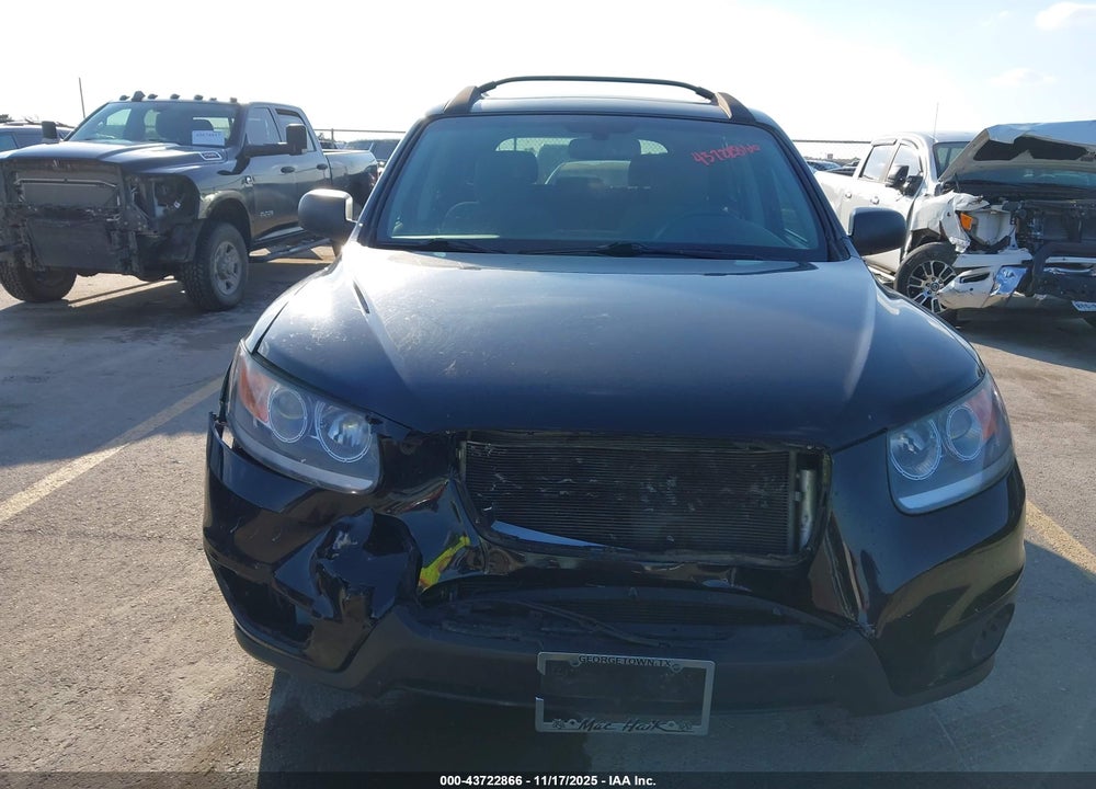 2012 HYUNDAI SANTA FE GLS VIN: 5XYZG3AB9CG109060