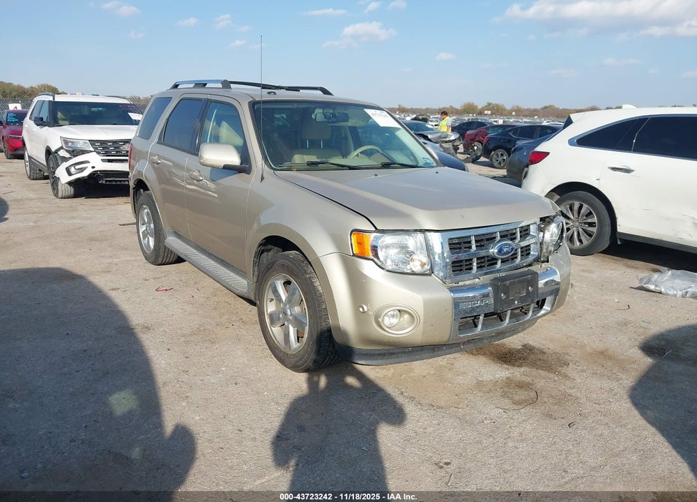 2011 FORD ESCAPE LIMITED VIN: 1FMCU9EGXBKA55960