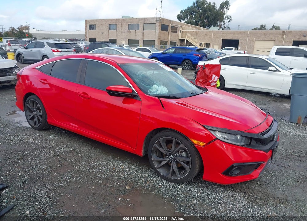 2019 HONDA CIVIC SPORT VIN: 2HGFC2F86KH523792