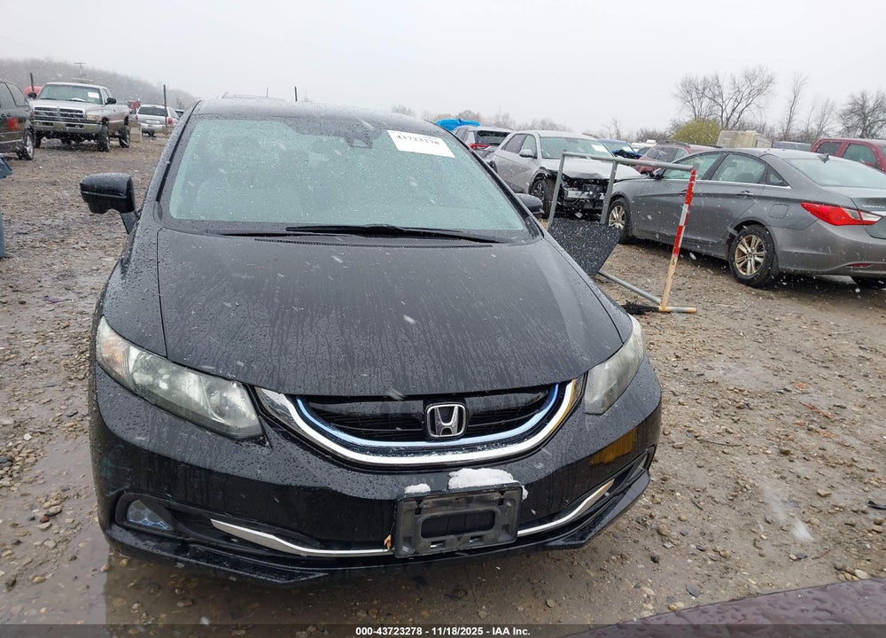 2015 HONDA CIVIC HYBRID VIN: 19XFB4F27FE000064