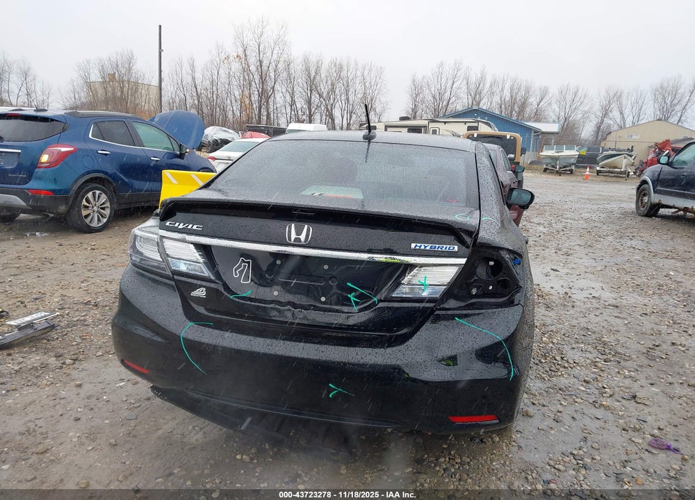 2015 HONDA CIVIC HYBRID VIN: 19XFB4F27FE000064