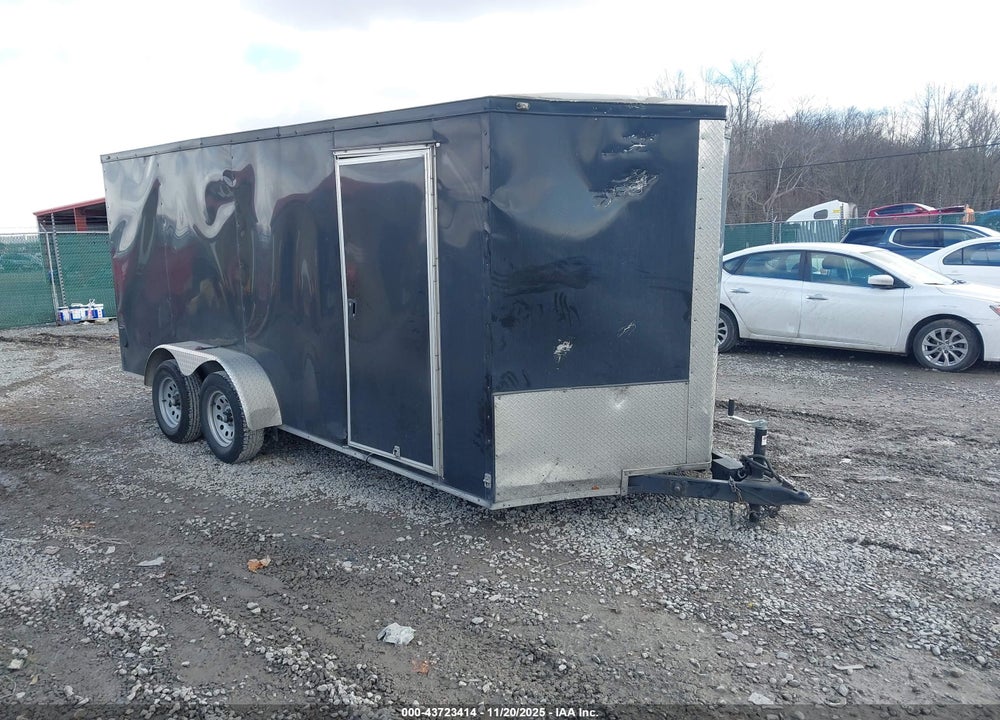 2022 EAGLE 16' CARGO TRAILER VIN: 7FWBE1624N1019206