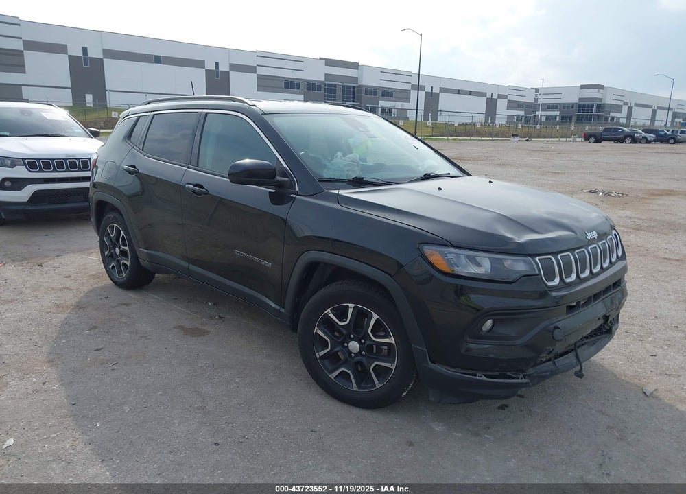 2022 JEEP COMPASS LATITUDE FWD VIN: 3C4NJCBB0NT137940