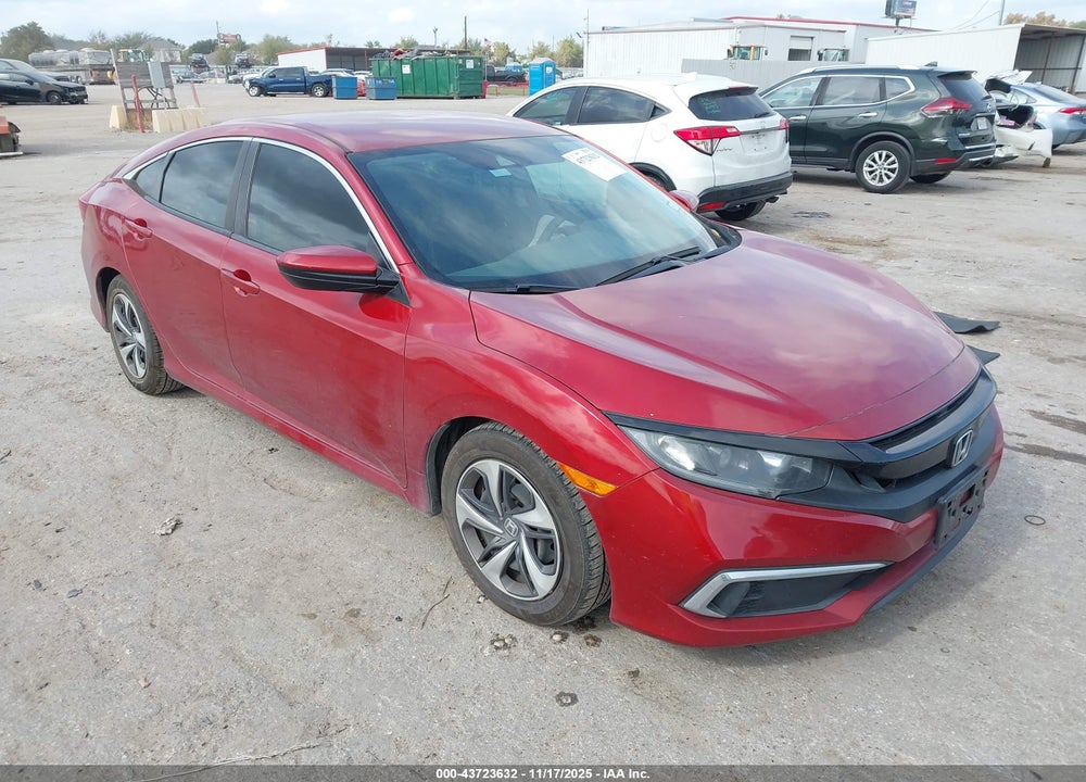 2019 HONDA CIVIC LX VIN: 19XFC2F69KE051077