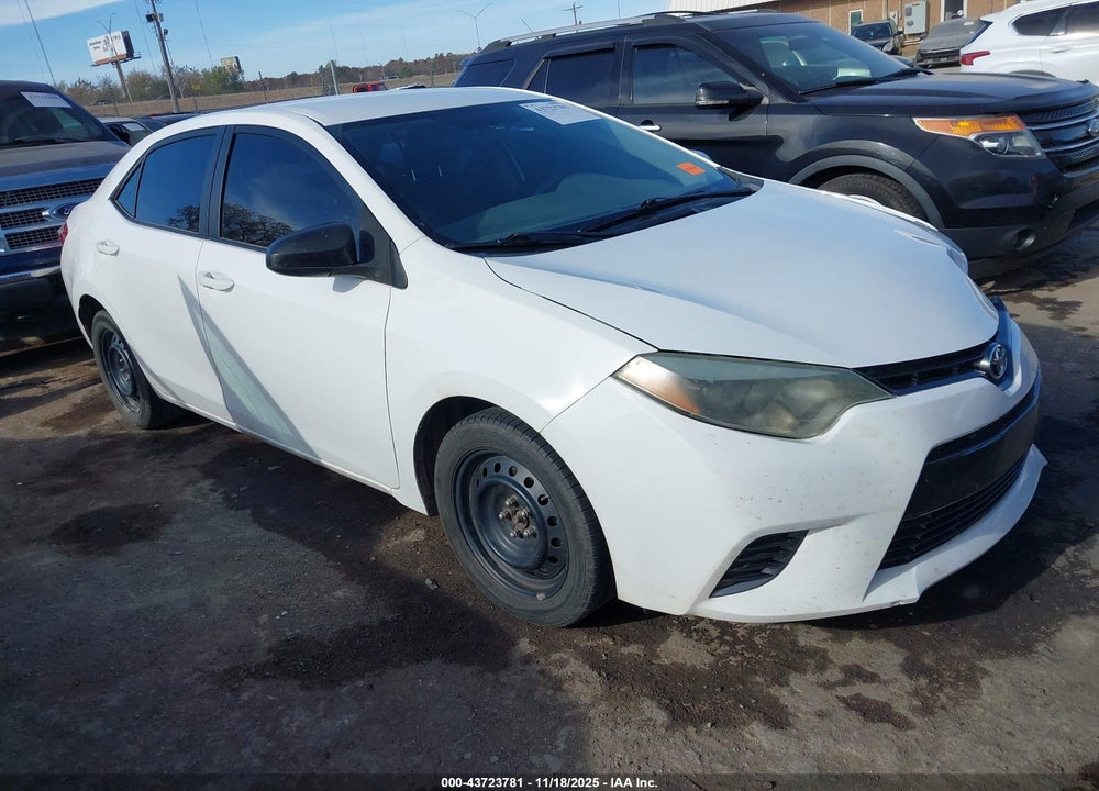 2015 TOYOTA COROLLA LE VIN: 5YFBURHE8FP292190