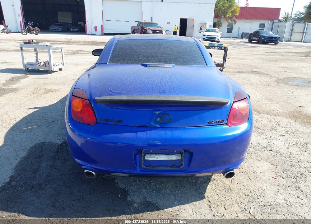 2003 LEXUS SC 430 VIN: JTHFN48Y130042922
