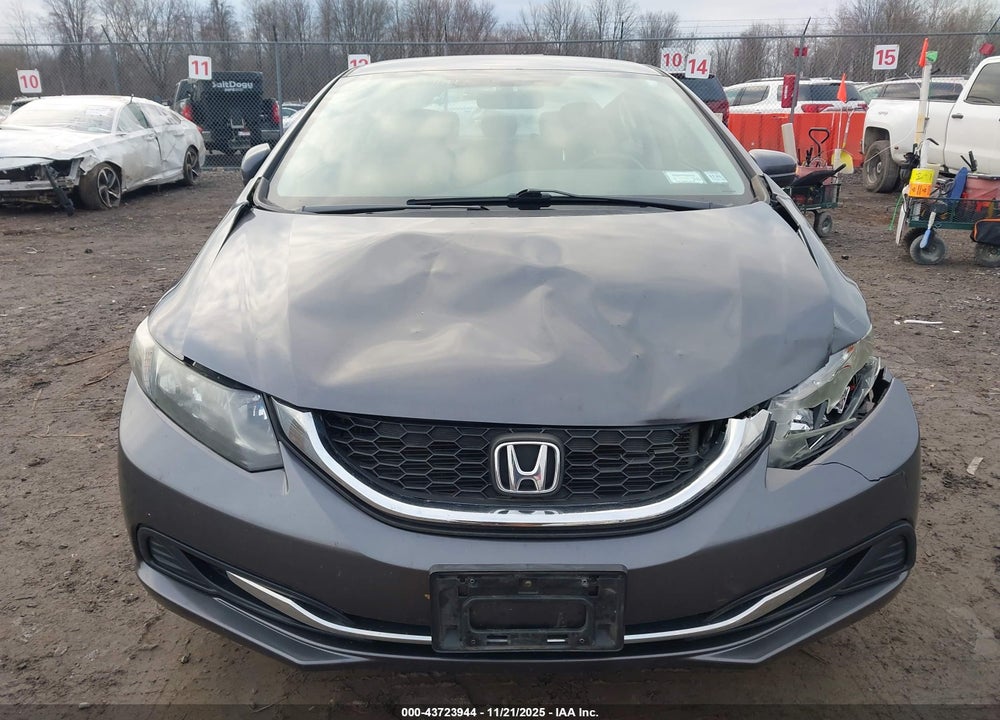 2015 HONDA CIVIC LX VIN: 19XFB2F51FE221819
