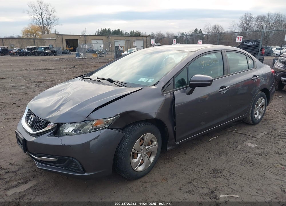 2015 HONDA CIVIC LX VIN: 19XFB2F51FE221819