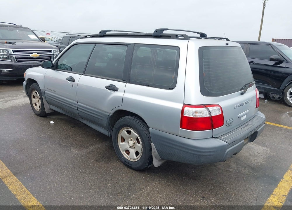 2002 SUBARU FORESTER L VIN: JF1SF63592H750556