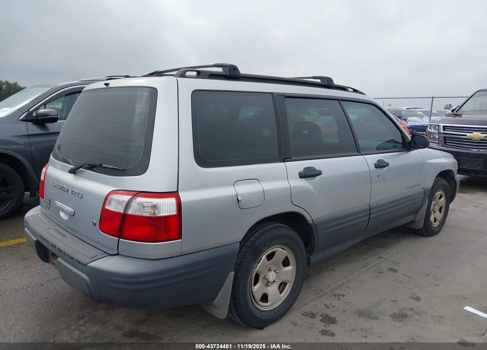 2002 SUBARU FORESTER L VIN: JF1SF63592H750556