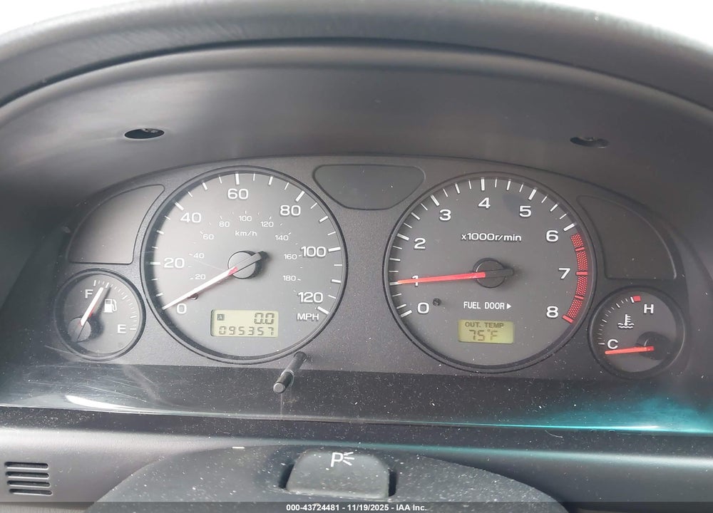 2002 SUBARU FORESTER L VIN: JF1SF63592H750556