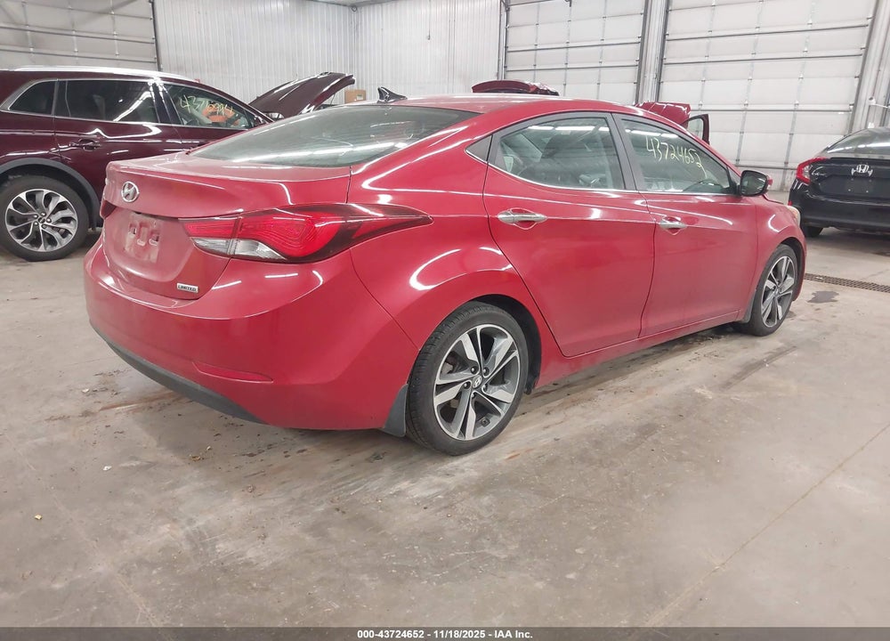 2015 HYUNDAI ELANTRA LIMITED VIN: KMHDH4AE6FU327530