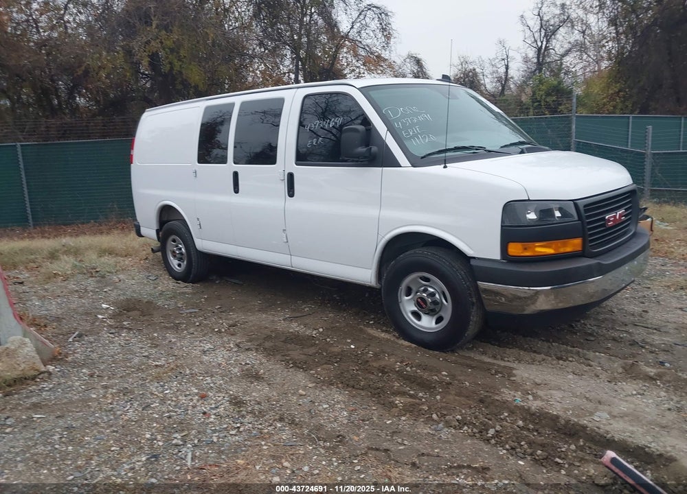 2025 GMC SAVANA CARGO RWD 3500 REGULAR WHEELBASE WORK VAN VIN: 1GTZ7GF7XS1100331