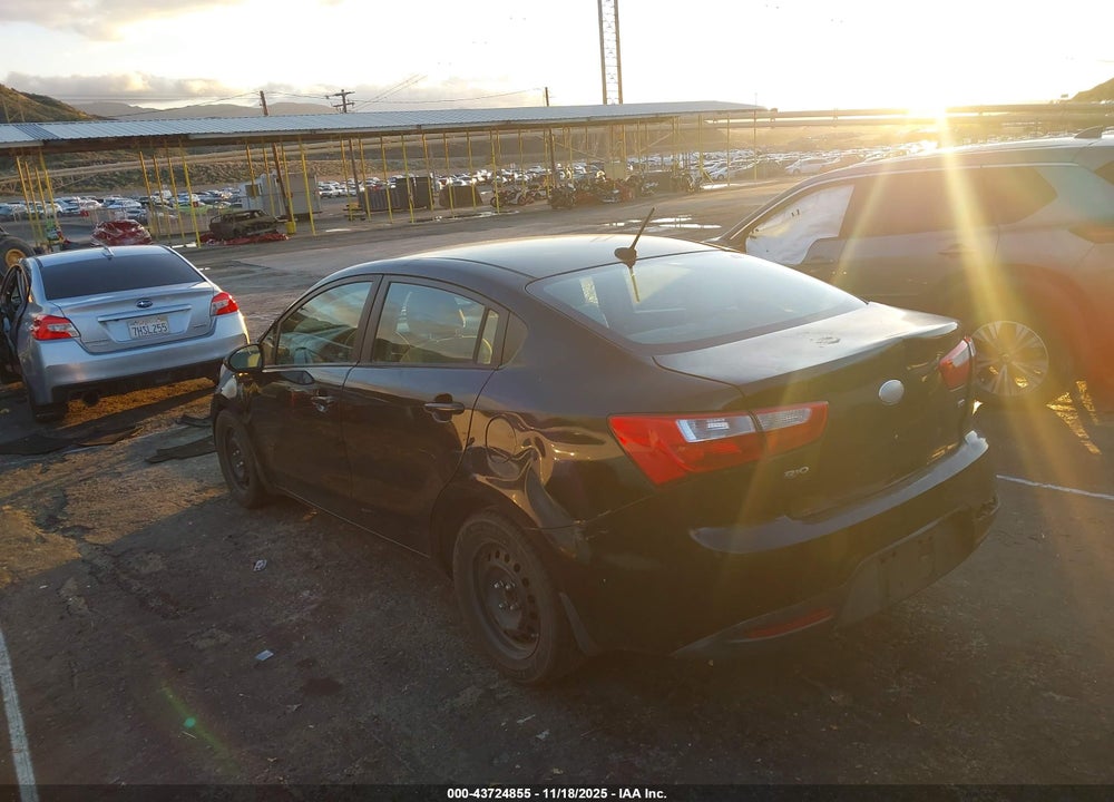 2013 KIA RIO LX VIN: KNADM4A32D6242438