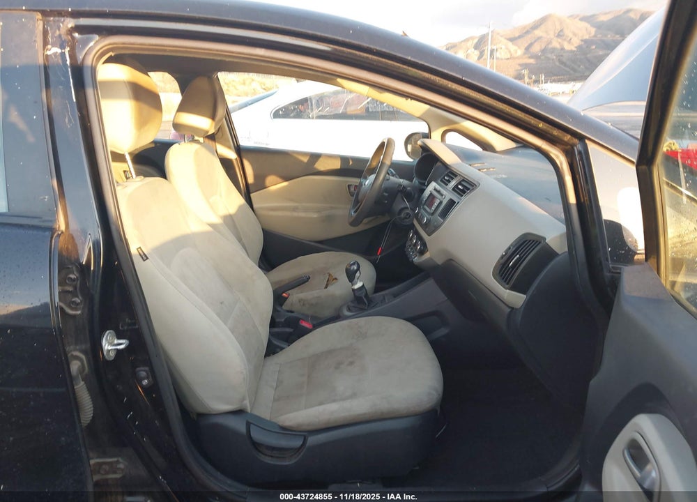 2013 KIA RIO LX VIN: KNADM4A32D6242438