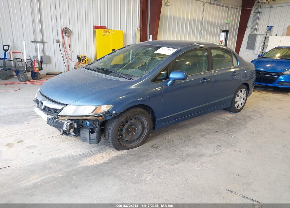 2009 HONDA CIVIC LX VIN: 1HGFA16519L022859