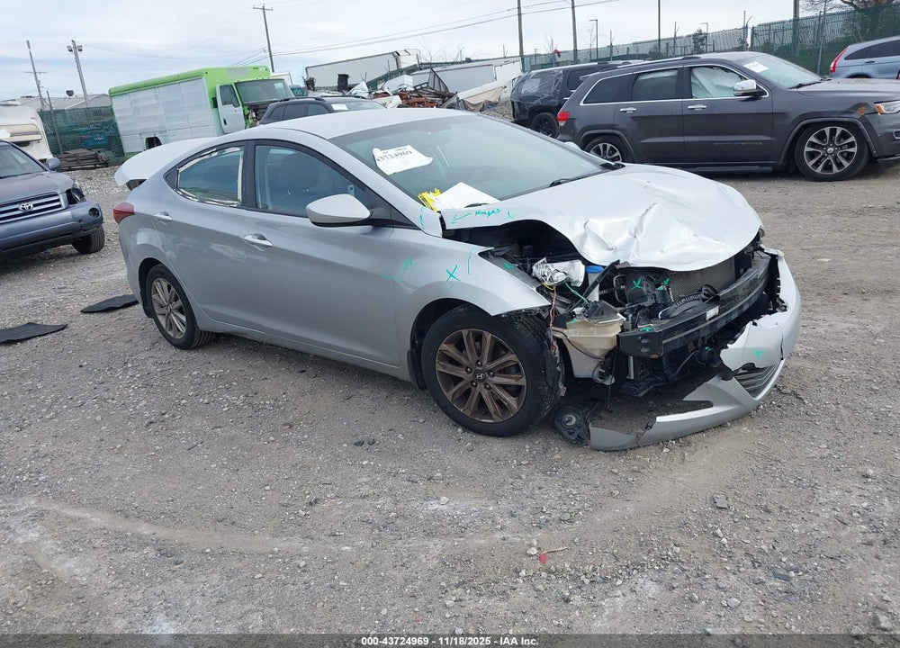 2014 HYUNDAI ELANTRA SE VIN: 5NPDH4AE1EH509598