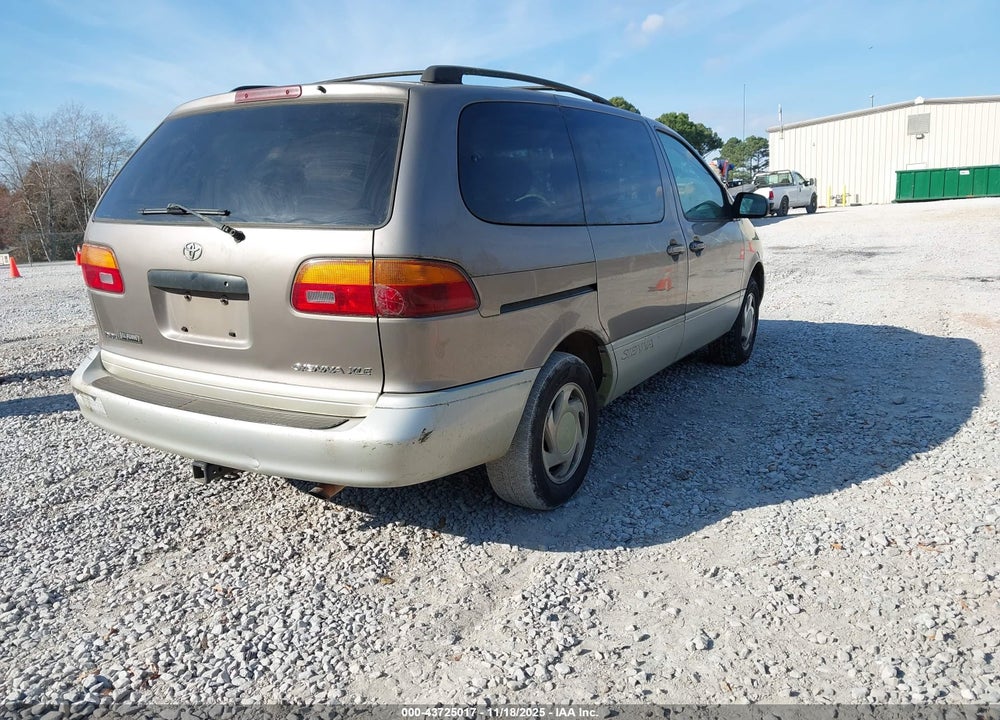 1999 TOYOTA SIENNA XLE VIN: 4T3ZF13C2XU153826