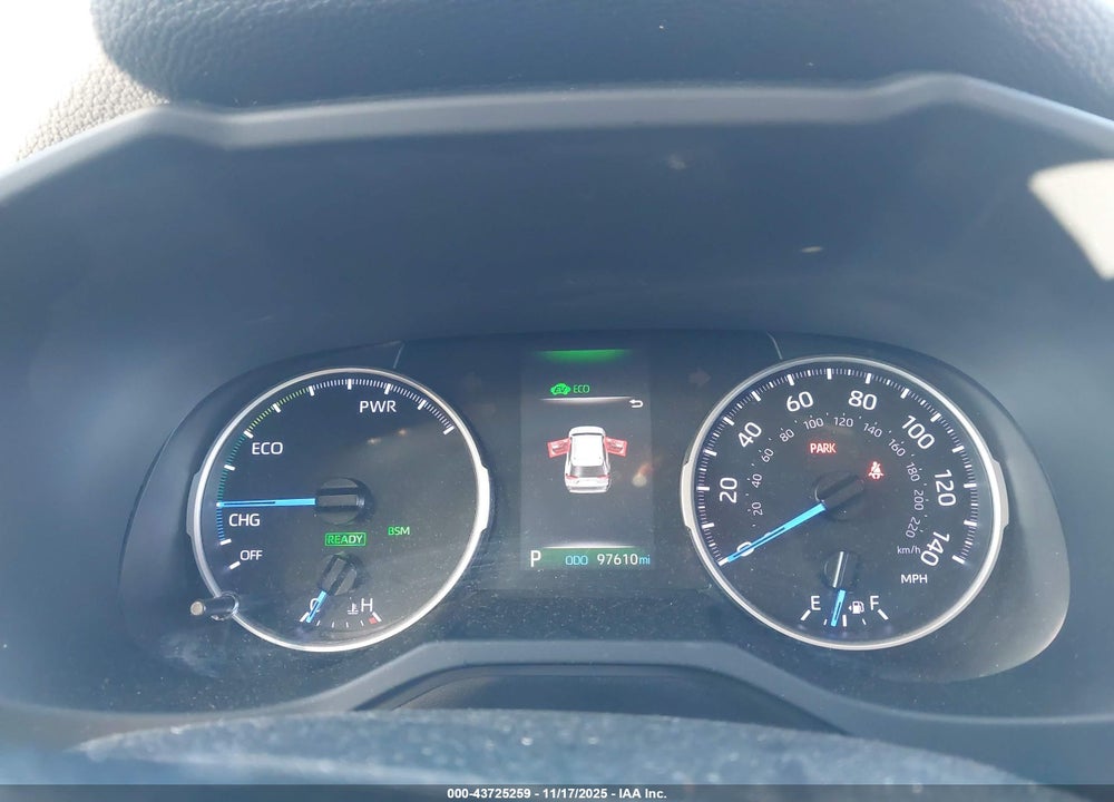 2019 TOYOTA RAV4 HYBRID XLE VIN: JTMRWRFV6KD003977