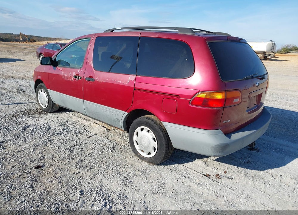 1998 TOYOTA SIENNA LE VIN: 4T3ZF13C9WU011746