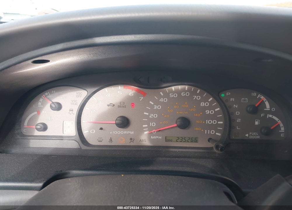 2001 TOYOTA SEQUOIA LIMITED VIN: 5TDBT48A21S004103