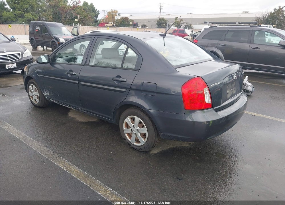 2008 HYUNDAI ACCENT GLS VIN: KMHCN46CX8U258520
