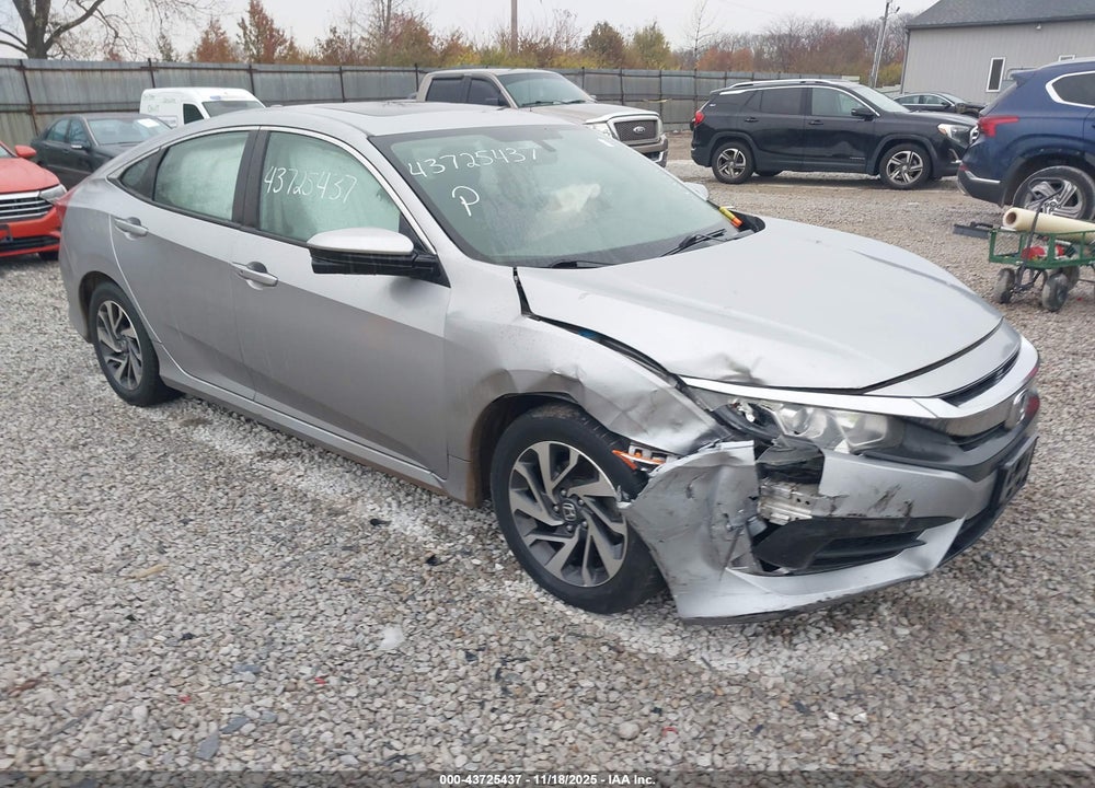 2018 HONDA CIVIC EX VIN: 19XFC2F74JE011531
