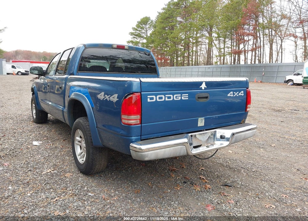 2002 DODGE DAKOTA SPORT VIN: 1B7HG38N62S687590