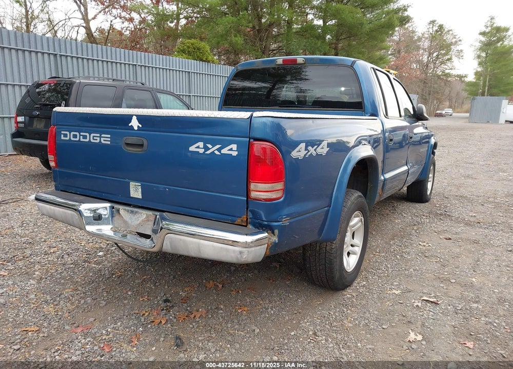 2002 DODGE DAKOTA SPORT VIN: 1B7HG38N62S687590