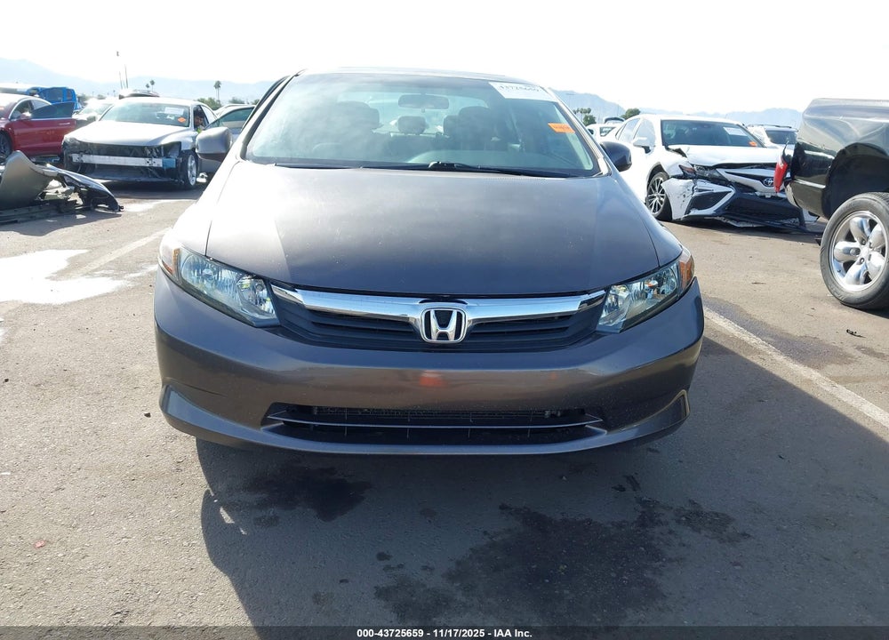 2012 HONDA CIVIC EX-L VIN: 19XFB2F9XCE336577