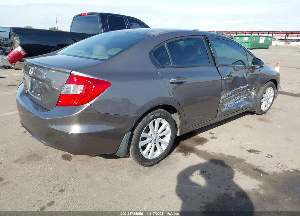 2012 HONDA CIVIC EX-L VIN: 19XFB2F9XCE336577