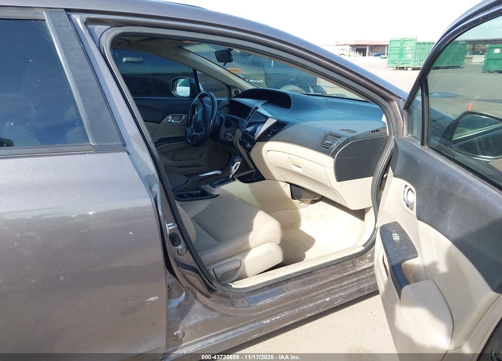 2012 HONDA CIVIC EX-L VIN: 19XFB2F9XCE336577